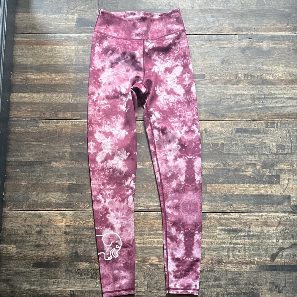 Ivory Ella Kids Purple Tie-Dye Leggings